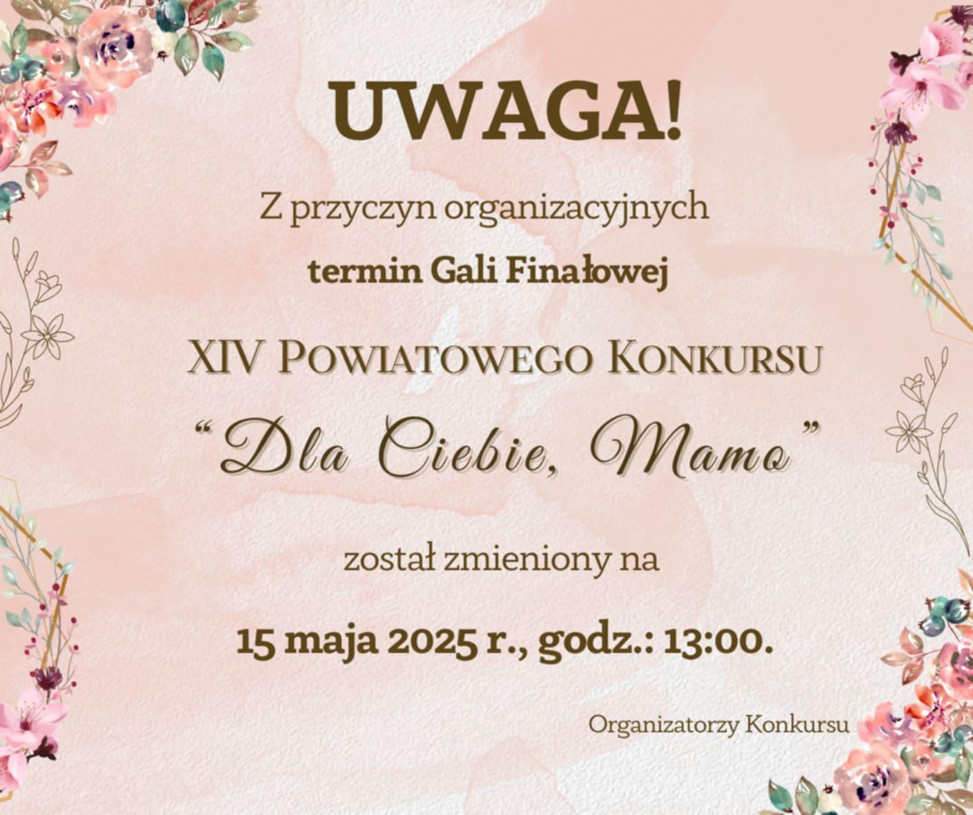 Zmiana terminu