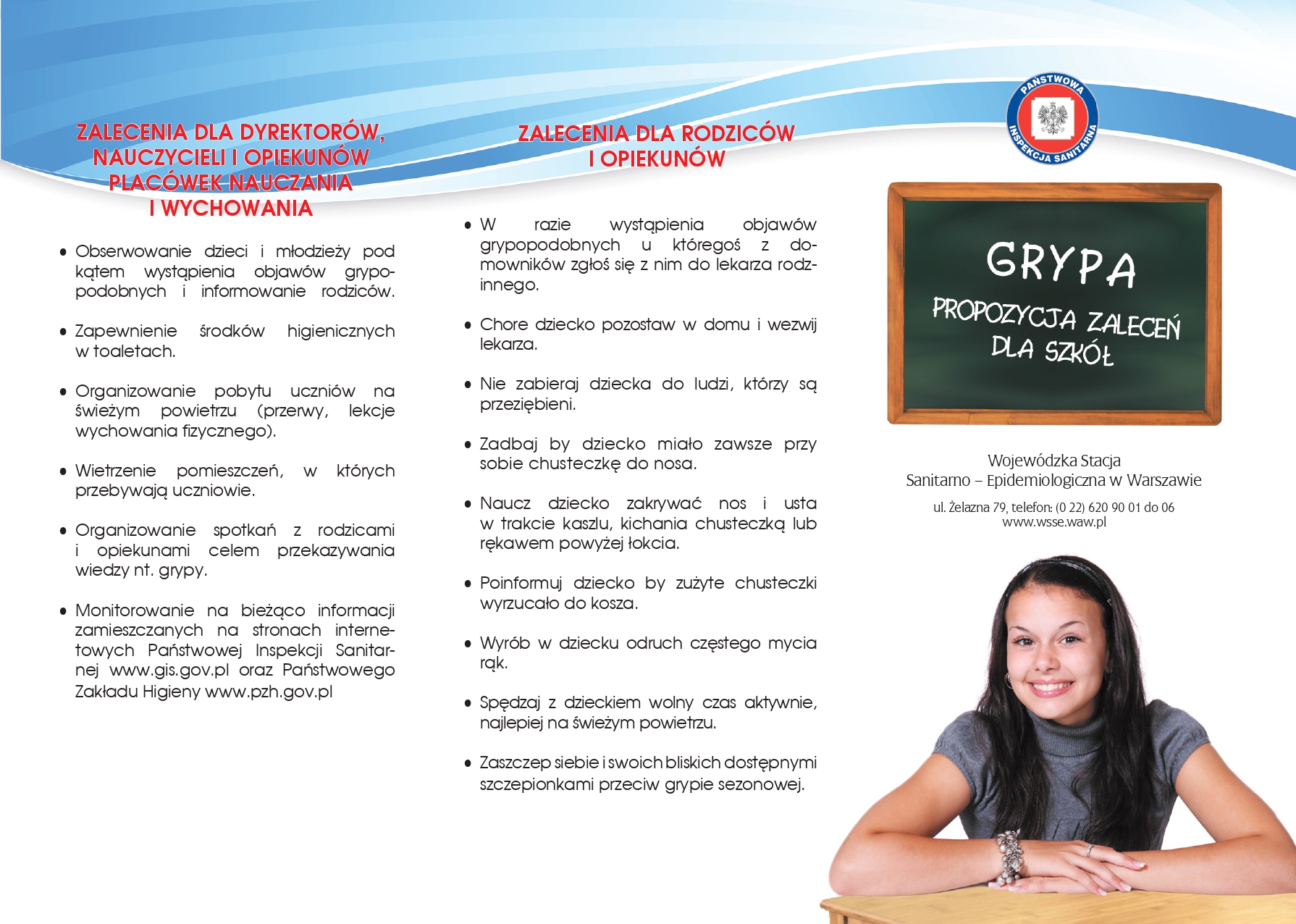 Informacja na temat grypy