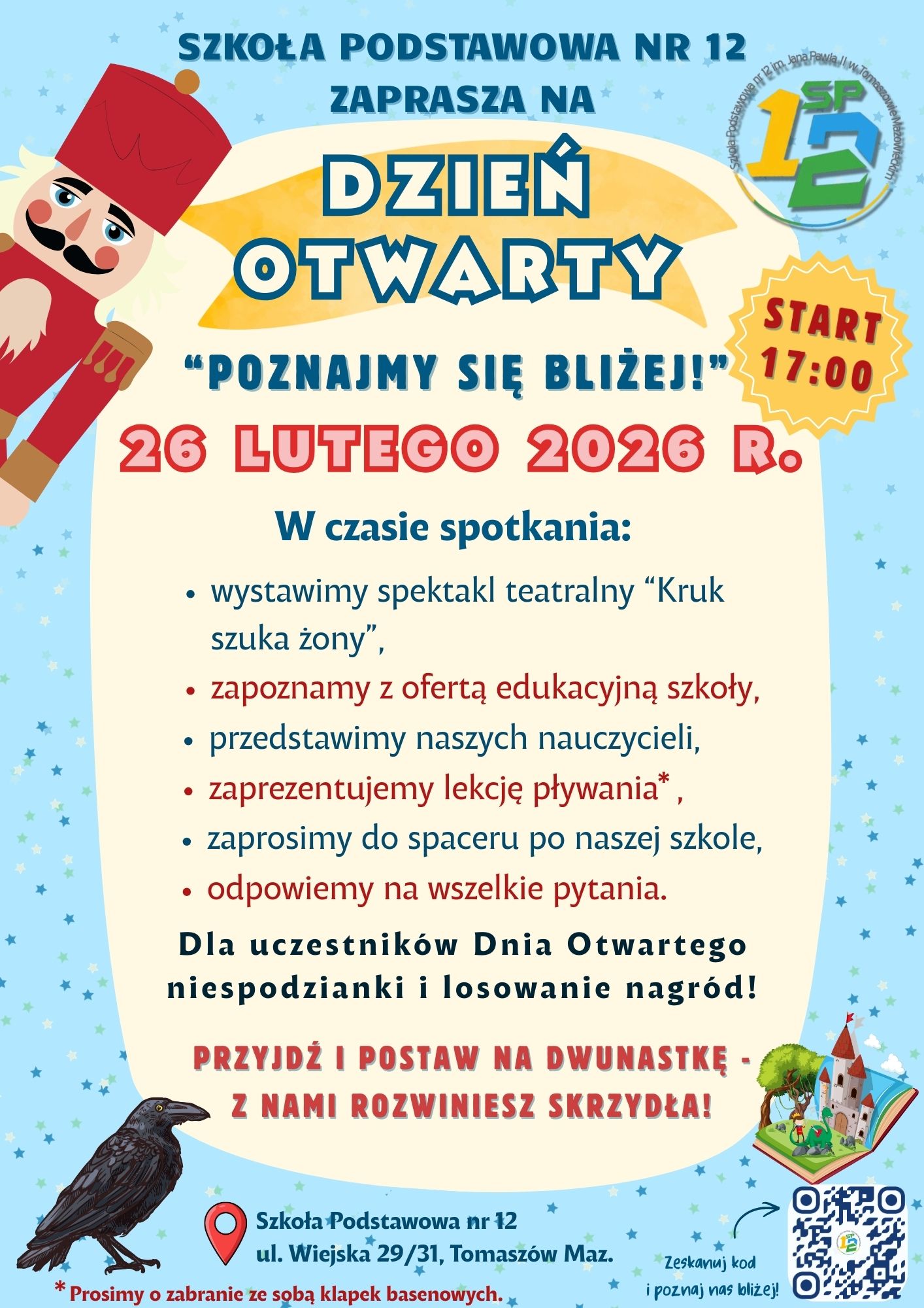 Plakat na dzień otwarty