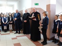 Poświęcenie pamiątkowej tablicy