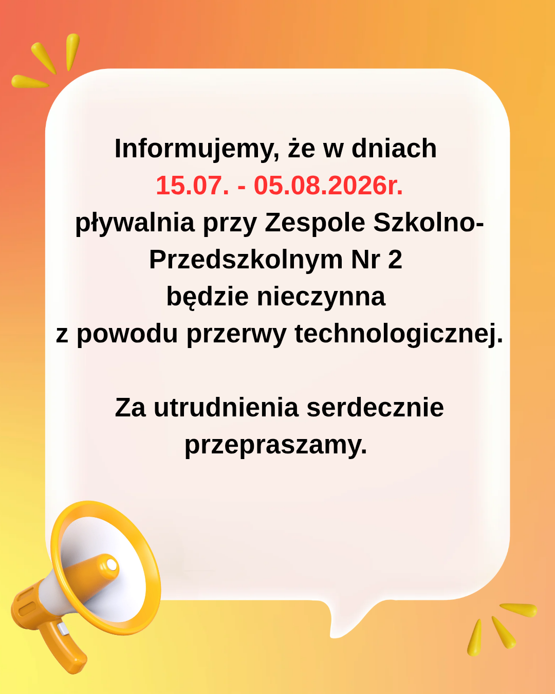 Informacja o pływalni