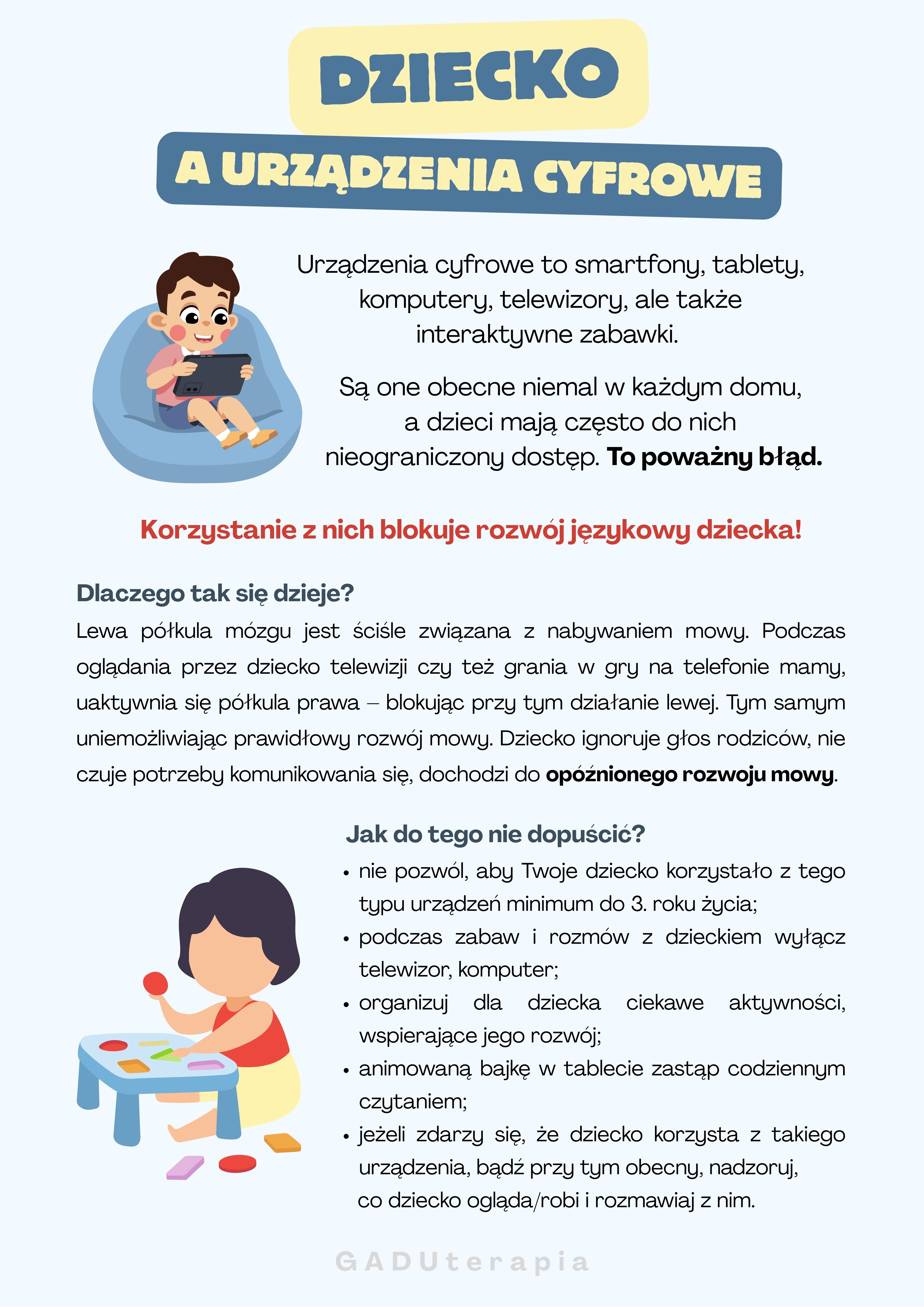 Dziecko a urządzenia cyfrowe