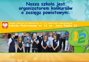 Nasza szkoła jest organizatorem konkursów o zasięgu powiatowym