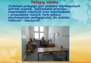 Zadaniem pedagoga jest poznanie indywidualnych potrzeb uczniów