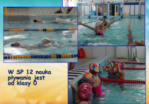 W SP 12 nauka pływania jest od klasy 0