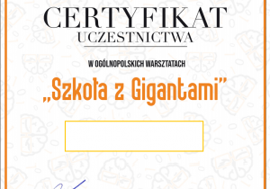 CERTYFIKAT ucznia