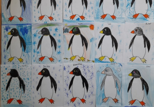 Portrety pingwinów