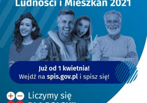 Plakat-Narodowy Spis Powszechny Ludności i Mieszkań 2021