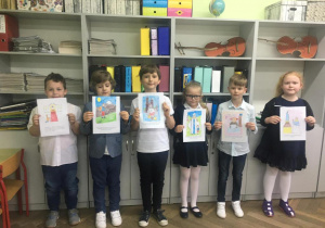 Najciekawsze prace plastyczne uczniów klasy 1b