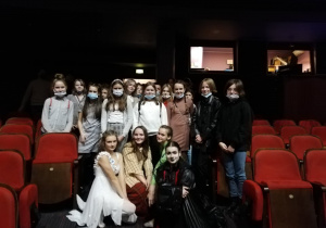 Uczniowie w Teatrze Muzycznym w Łodzi