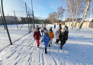 Zimowy spacer grupy 0a