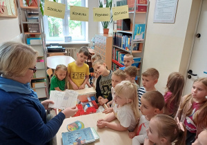 Zajęcia w bibliotece szkolnej