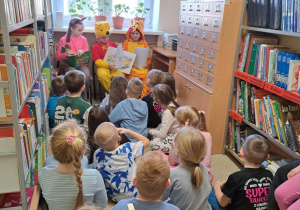 Zajęcia w bibliotece szkolnej