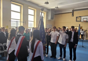 Poczet sztandarowy szkoły