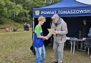 I miejsce w sztafetowych biegach przełajowych w półfinale wojewódzkim