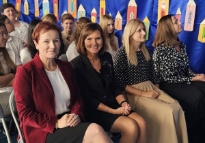 Dyrekcja naszej szkoły wraz z zaproszonym gościem