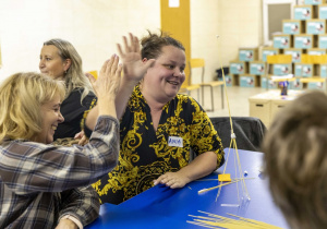 Uczestnicy warsztatów podczas zajęć