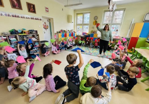 Dzieci podczas zajęć