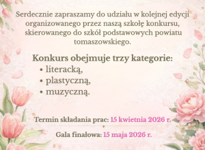 XV Powiatowy Konkurs "Dla Ciebie, Mamo"