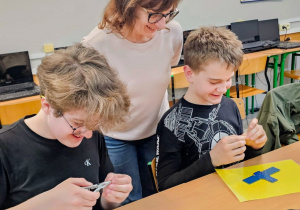 Zajęcia w ramach projektu „Klucz do kosmosu”