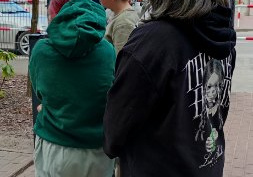 Uczniowie w Miejscu Pamięci