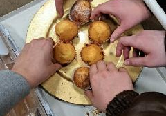 Poczęstunek przygotowany przez uczniów