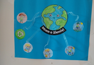Plakat wykonany przez dzieci