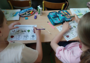 Dzieci rozwiązują zadania