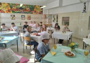 Uczniowie SP 12 podczas konkursu
