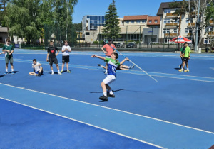 Uczniowie podczas zawodów