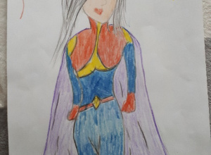 Tęczowa Akademia wzięła udział w konkursie plastycznym „Moja Mama - Superbohaterka”