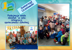 SamorządUczniowski podejmuje wiele działań w celu integracji społeczności szkolne